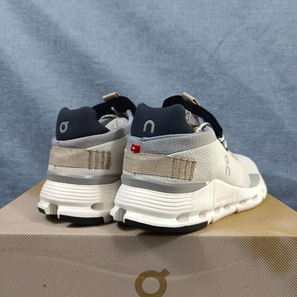 ON Running Cloud Cloudnova Women's White Sand Running Sneaker - Picture 5 of 5